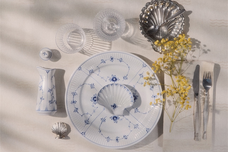 Royal Copenhagen plates presented by Beautiful things